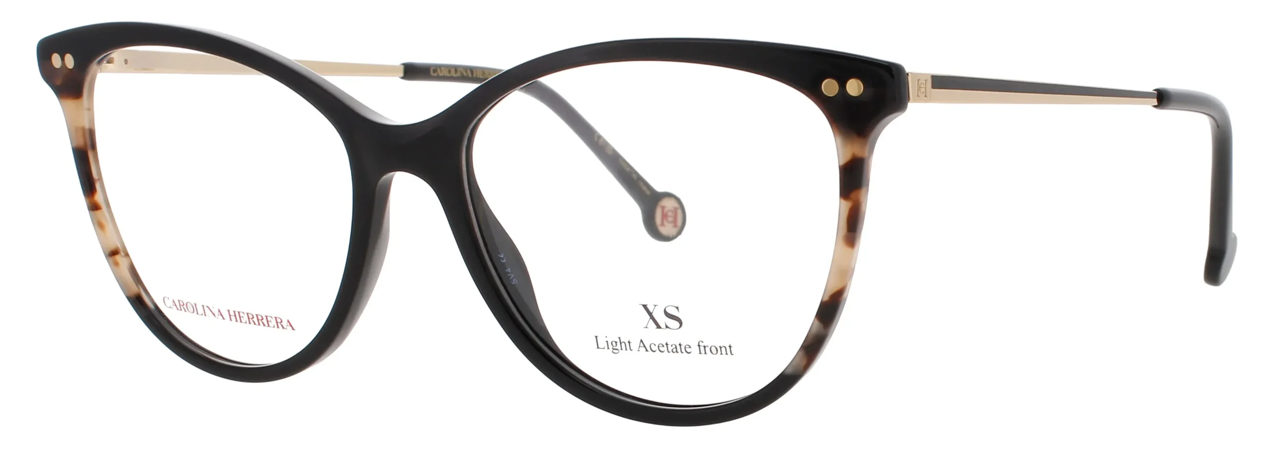 Carolina Herrera HER 0210 WR7 Eyeglasses Black 52mm Women