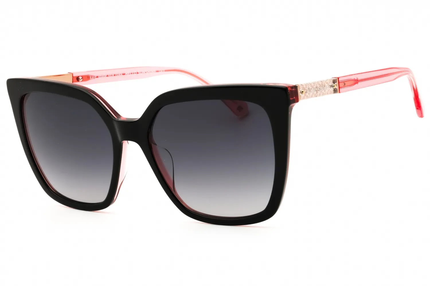 Kate Spade MARLOWE/G/S 03H2 9O Sunglasses Black Pink 55mm Women