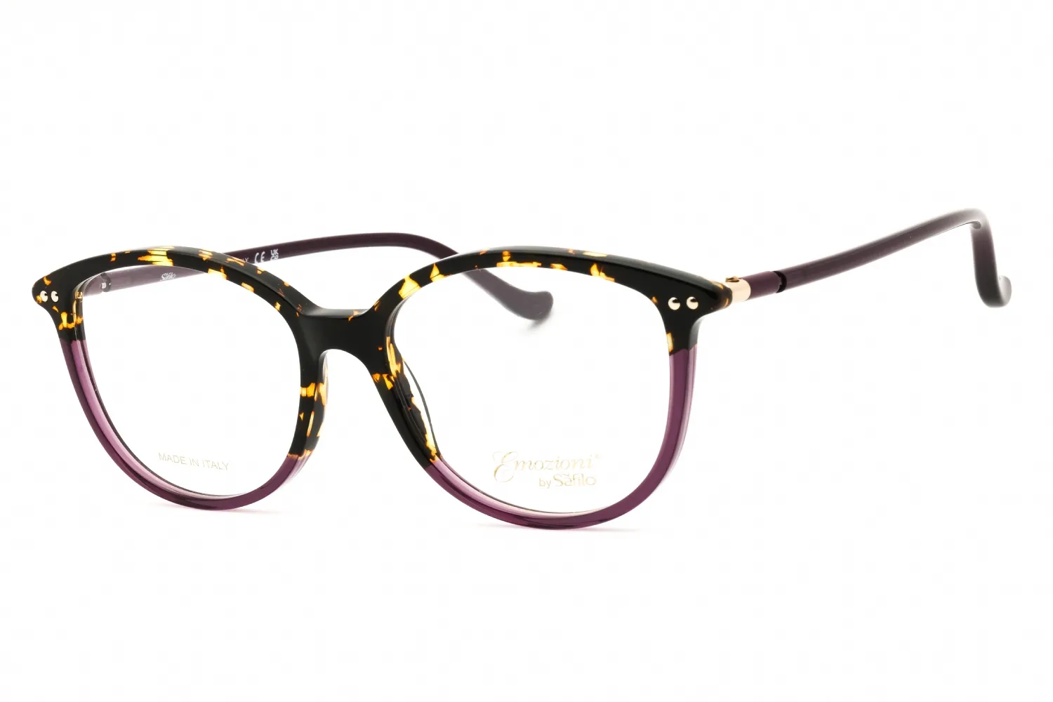 Emozioni EM 8505 0AY0 00 Eyeglasses Havana Violet 52mm Women