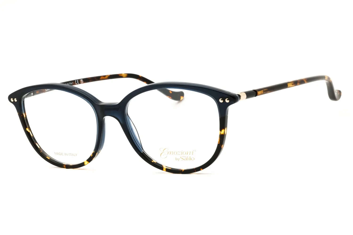 Emozioni EM 8505 0JBW 00 Eyeglasses Blue Havana 52mm Women