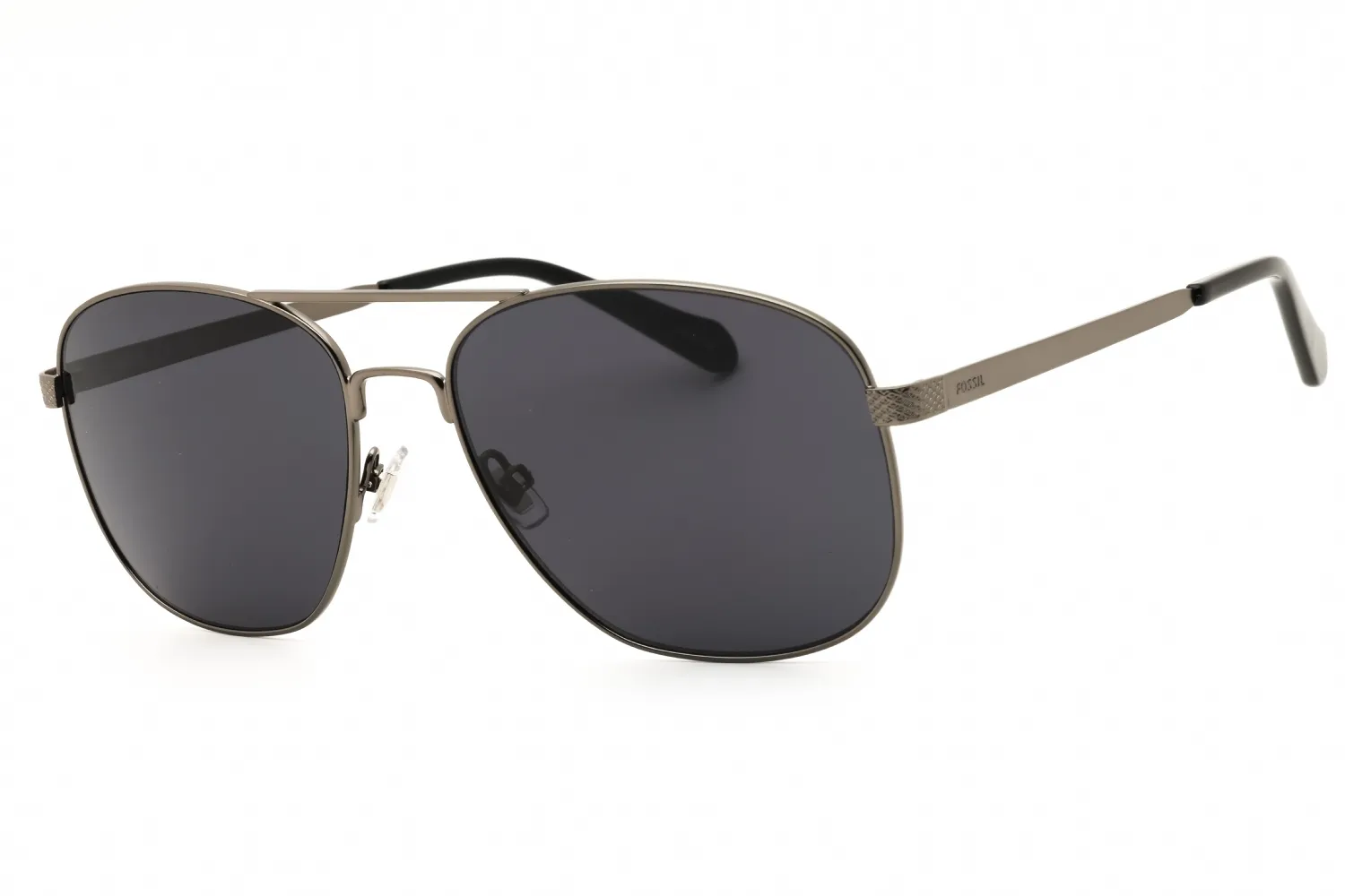 Fossil FOS 2143/G/S 0R80 IR Sunglasses Matte Dark Ruthenium 60mm Men