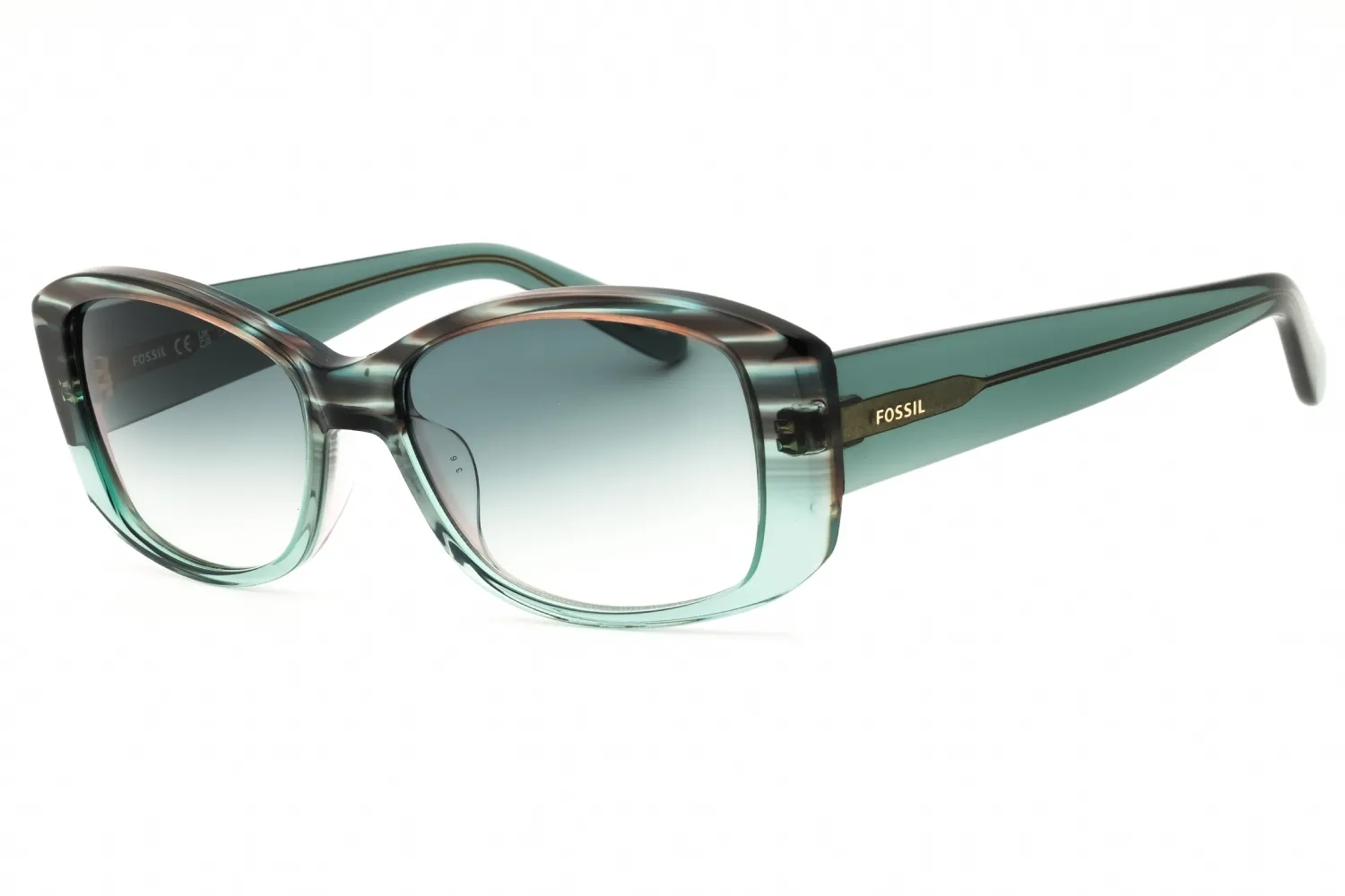 Fossil FOS 2138/S 05MZ 9K Sunglasses Teal Blue 54mm Women