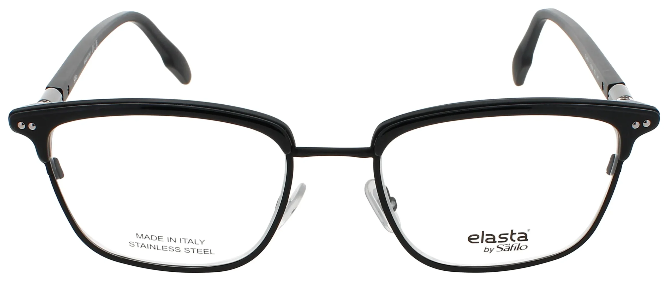 Elasta E 8008 0003 Eyeglasses Matte Black 54mm Men 2