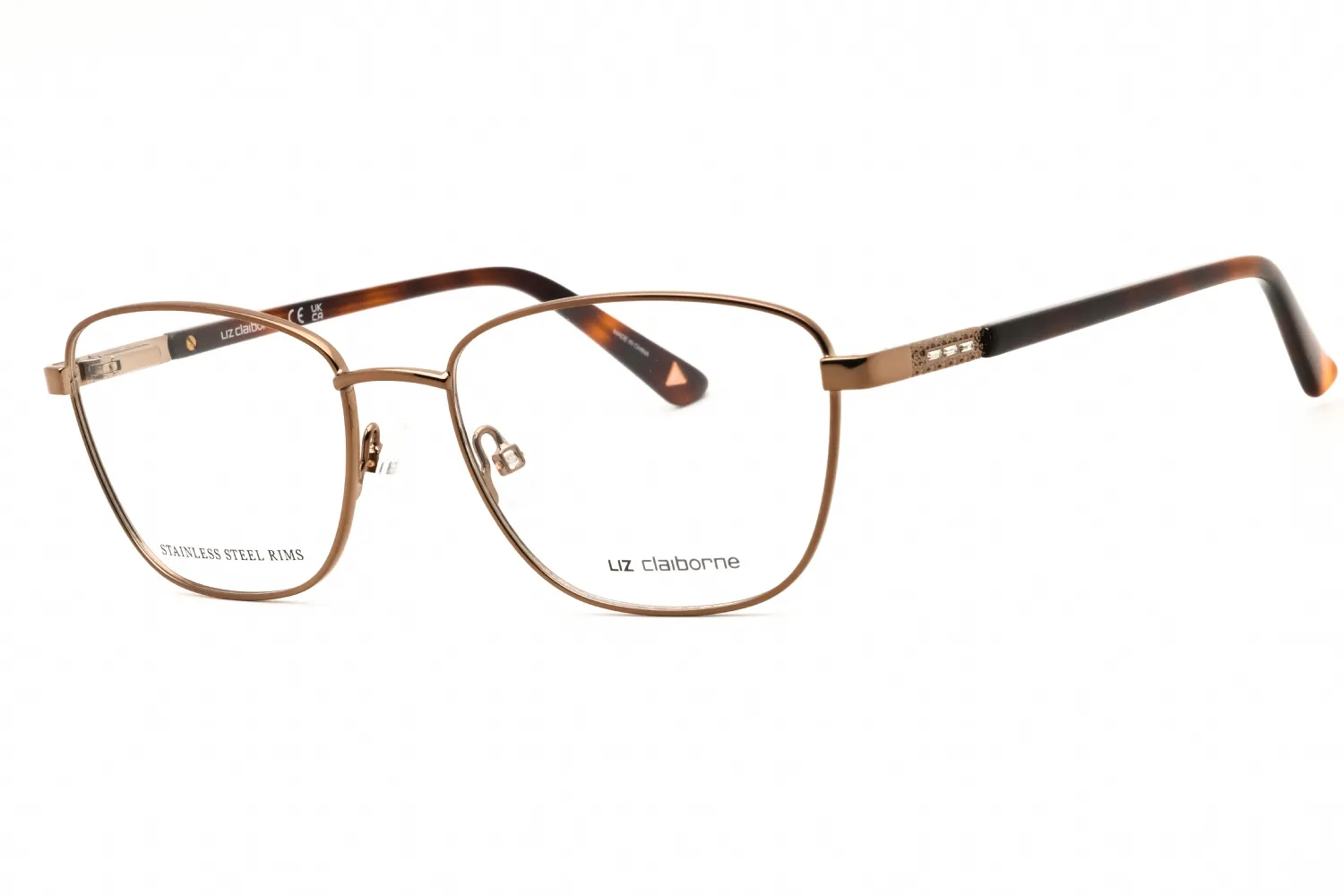 Liz Claiborne L 682 0TUI 00 Eyeglasses Lt Brown 54mm Women