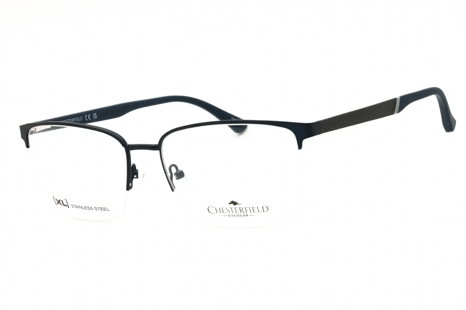 Chesterfield CH118XL 0FLL 00 Eyeglasses Mtt Blue 58mm Men