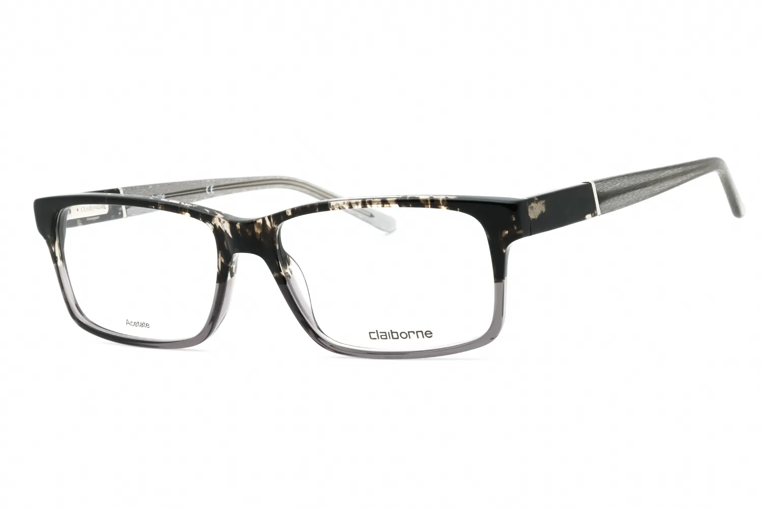 Liz Claiborne Cb 302 0RJ3 00 Eyeglasses Demi Black Smoke 58mm Men