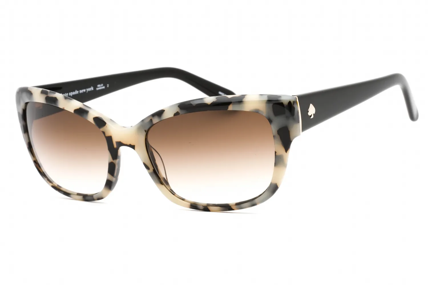 Kate Spade Johanna/S 0MKJ 00 Sunglasses Havana Black (cc Brown Gradient Lens) 53mm Women