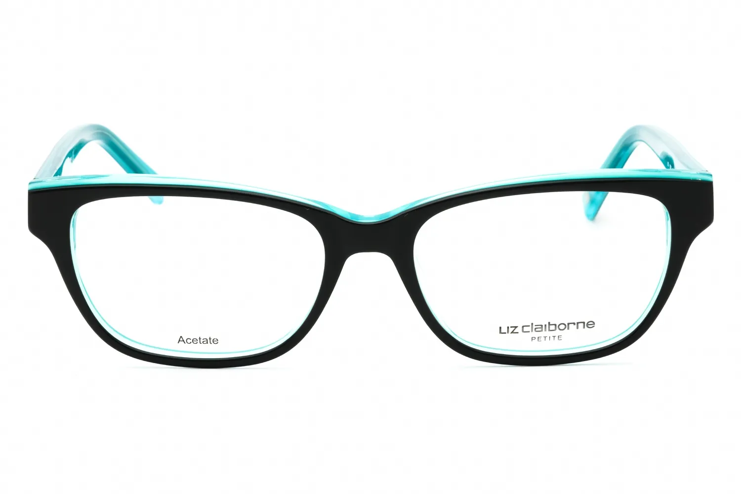 Liz Claiborne L 437 0DB5 00 Eyeglasses Black Turquoise 50mm Women 2