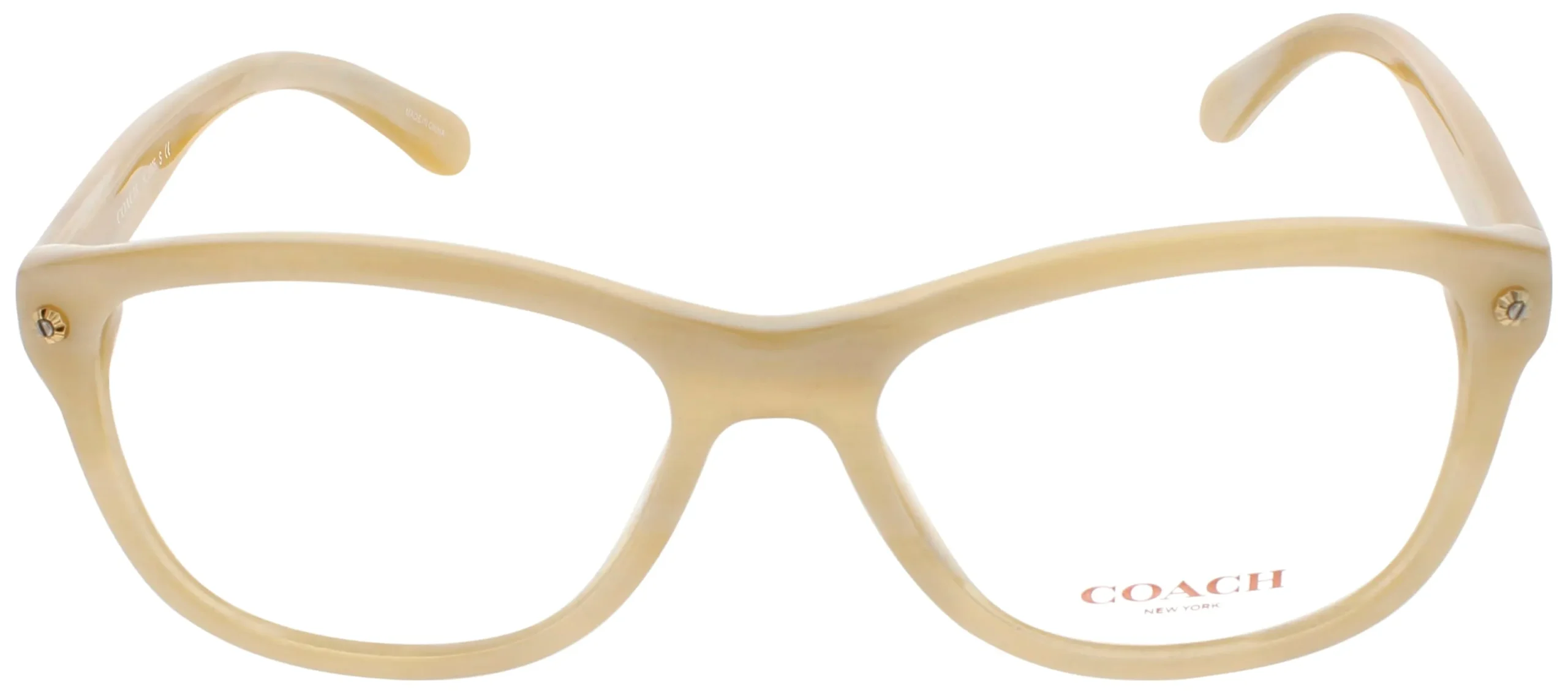 Coach COACH 0HC6095 5423 Eyeglasses Ivory Horn 52mm Women 2