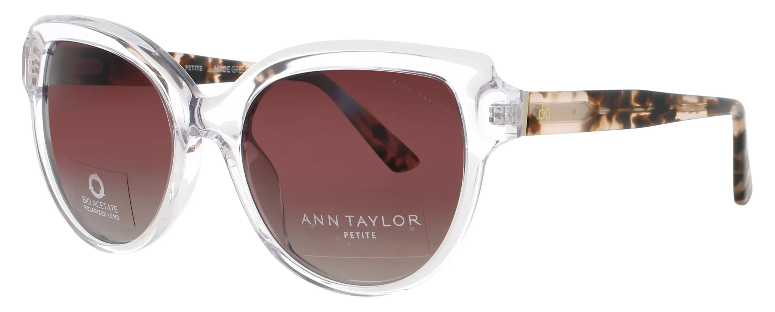 Ann Taylor ATP921 C03 Sunglasses Crystal Blush 50mm Women