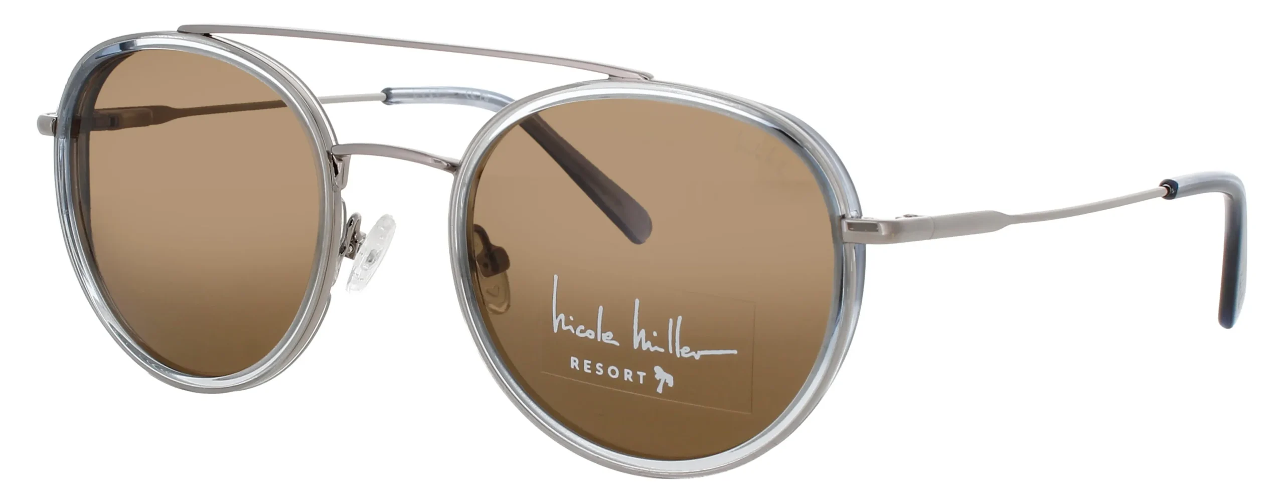Nicole Miller PUNTA CANA C02 Sunglasses Gunmetal 50mm Women
