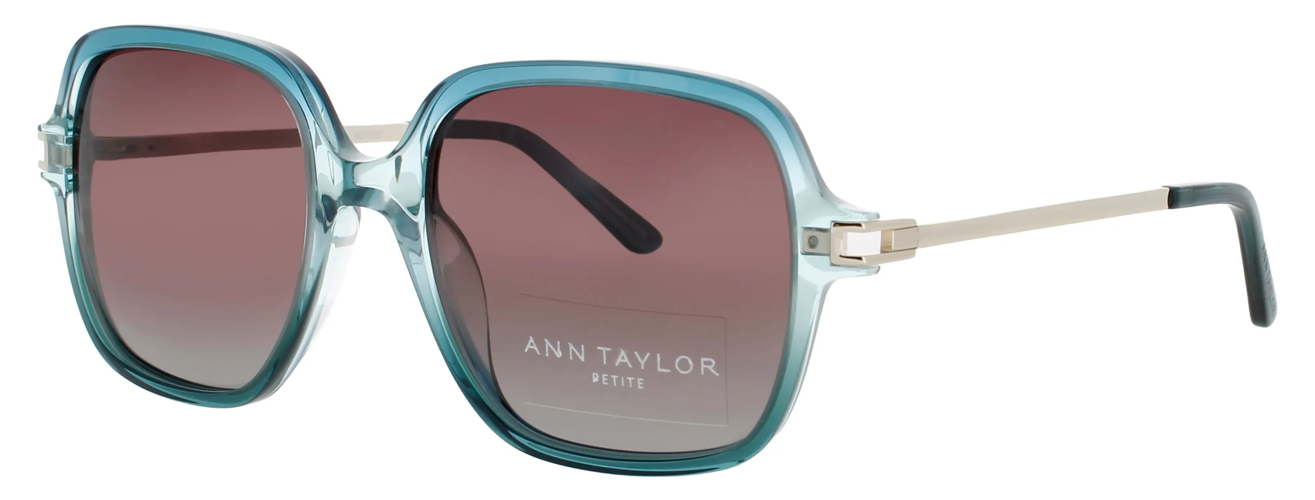 Ann Taylor ATP929 C02 Sunglasses Teal Gradient 51mm Women