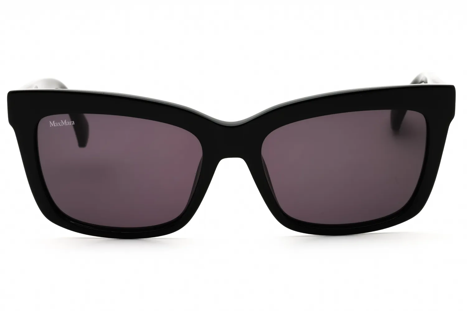 Max Mara MM0010 01A Sunglasses Shiny Black 55mm Women 2