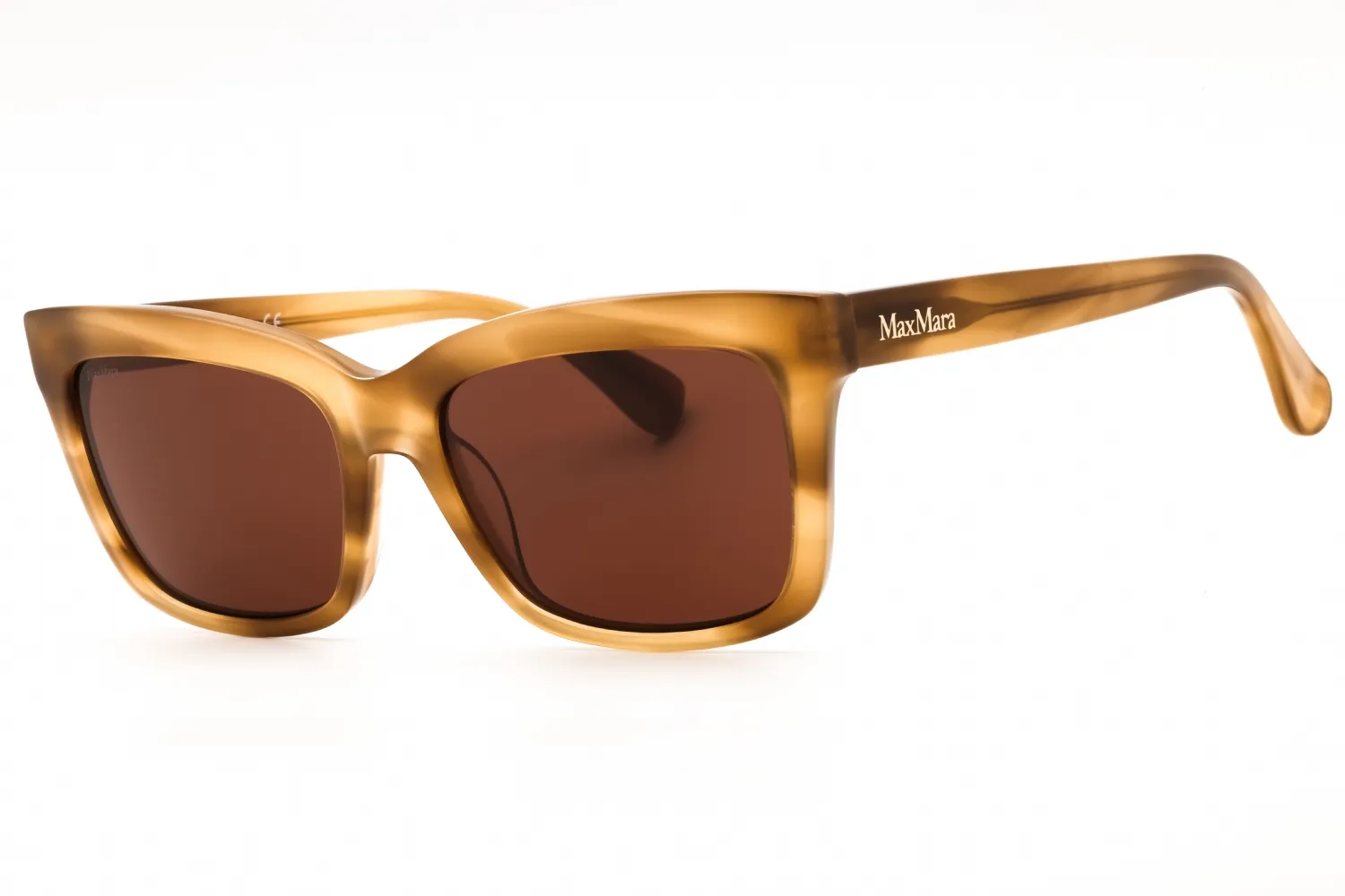 Max Mara MM0010 47E Sunglasses Light Brown 55mm Women