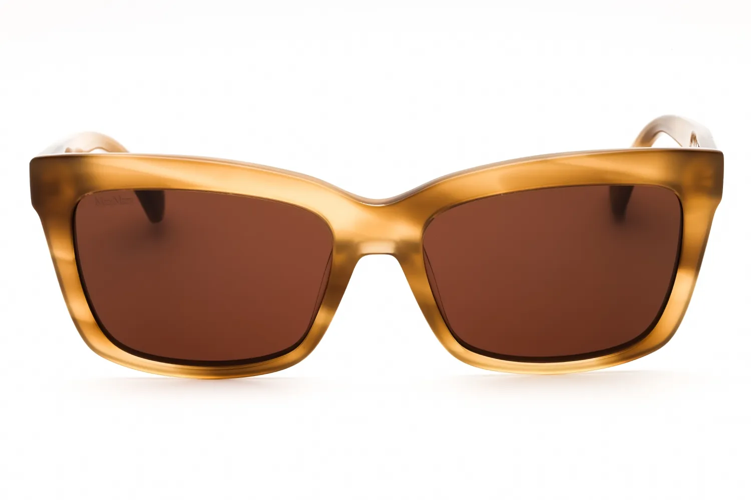 Max Mara MM0010 47E Sunglasses Light Brown 55mm Women 2
