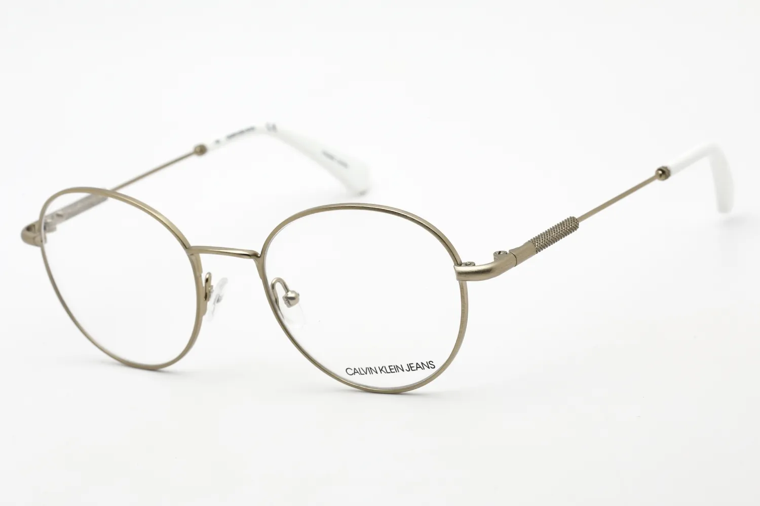 Calvin Klein Jeans CKJ157AF 702 Eyeglasses Brushed Gold 50mm Unisex