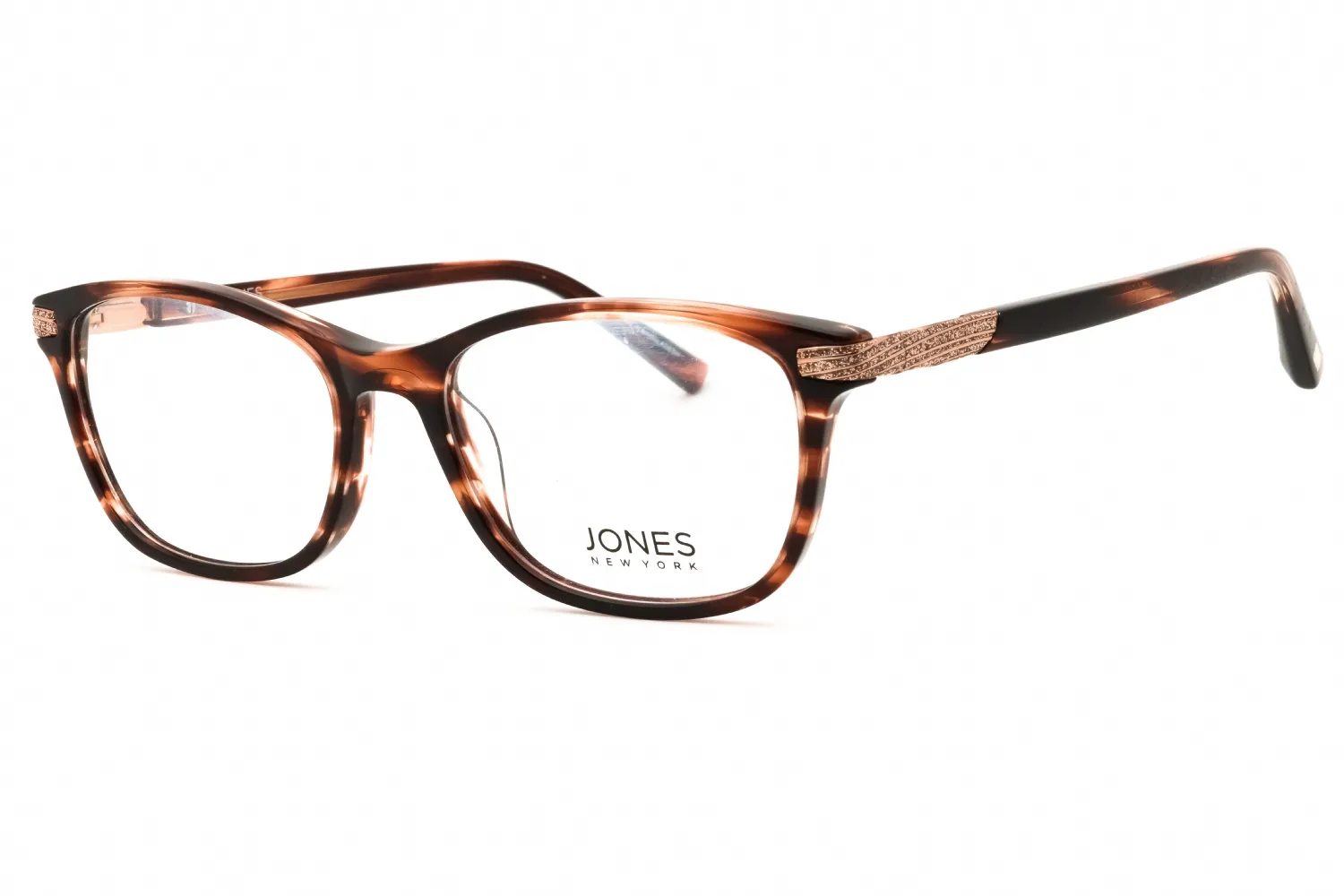 Jones New York J768 0BRO Eyeglasses Brown Horn 53mm Women