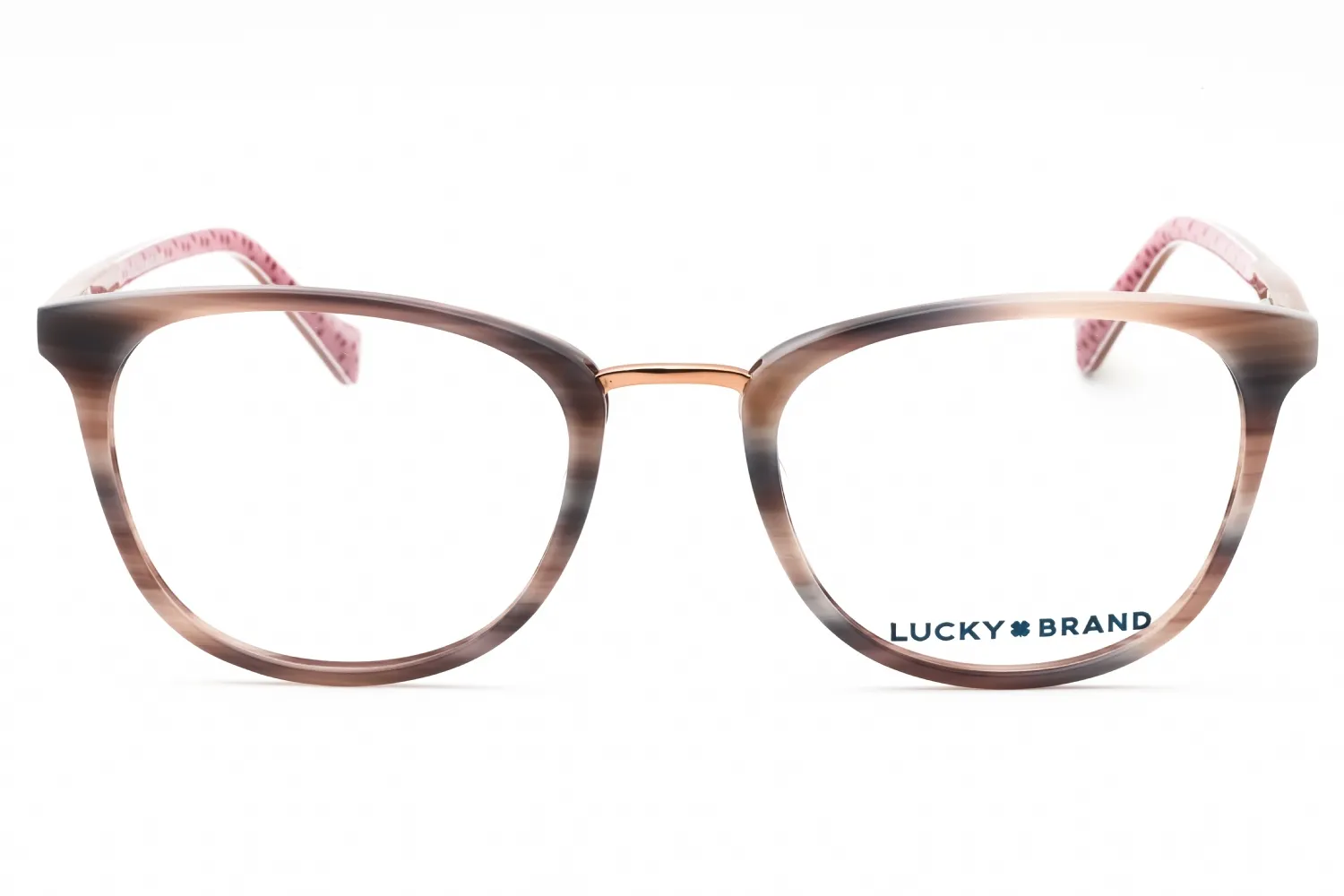 Lucky Brand D217 0PIN Eyeglasses Pink Horn Women 2