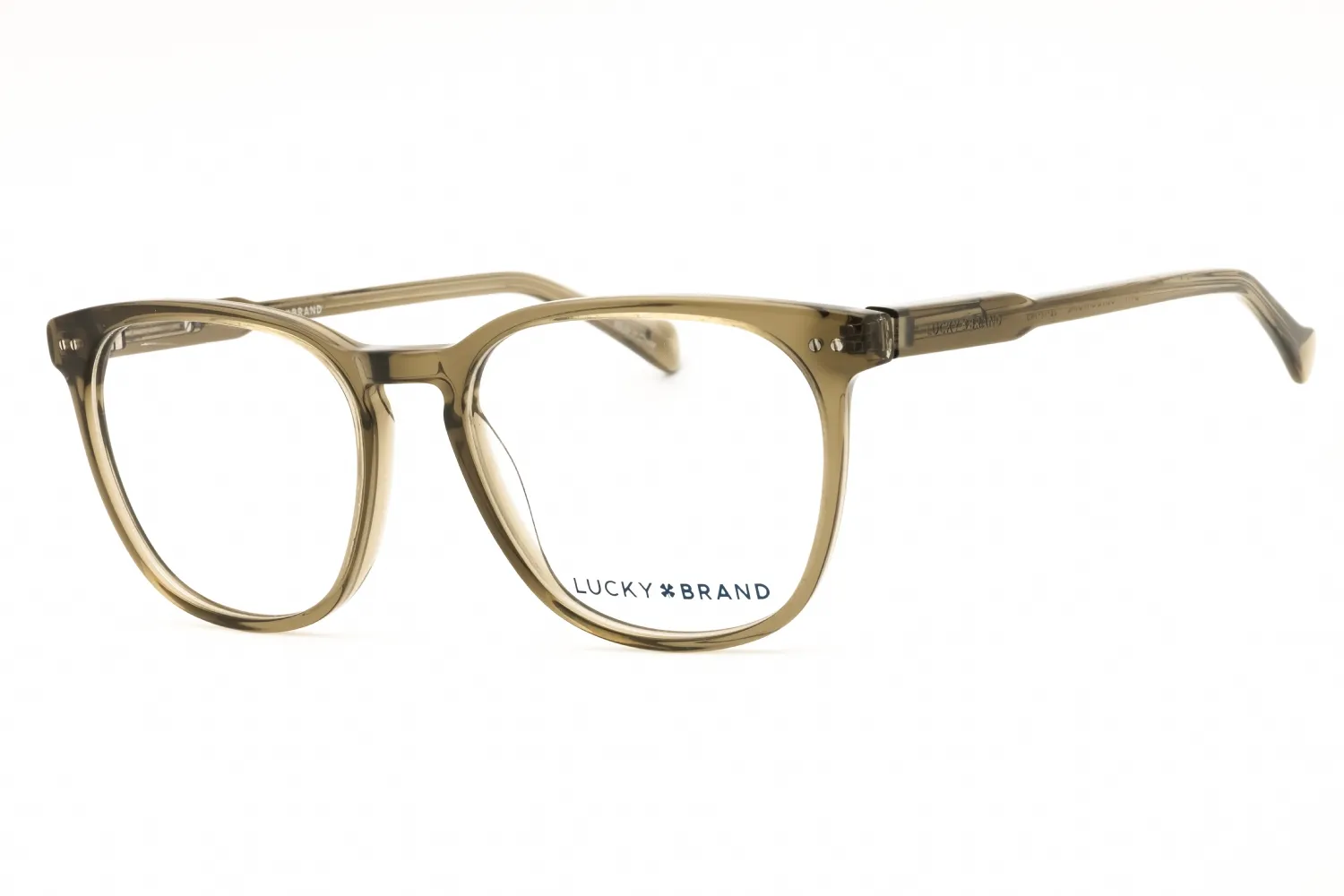 Lucky Brand D417 0OLC Eyeglasses Olive Crystal 52mm Men