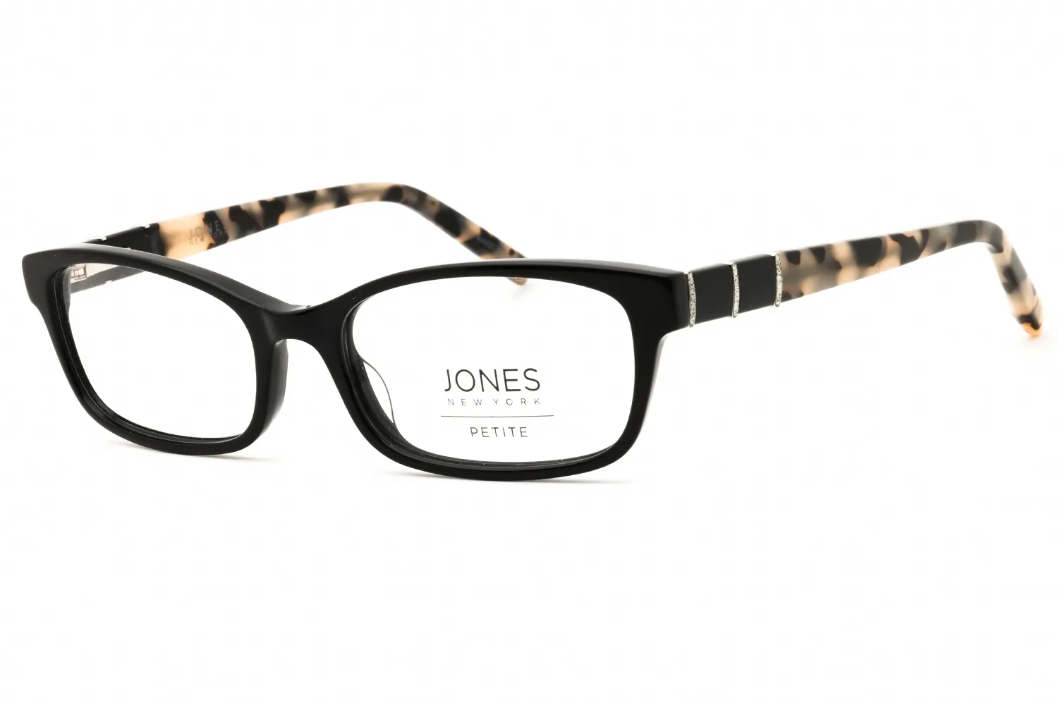 Jones New York J243 0BLA Eyeglasses Shiny Black 49mm Women