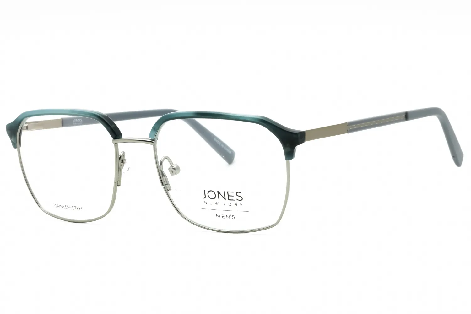 Jones New York VJOM370 0BLH Eyeglasses Blue Horn 53mm Men