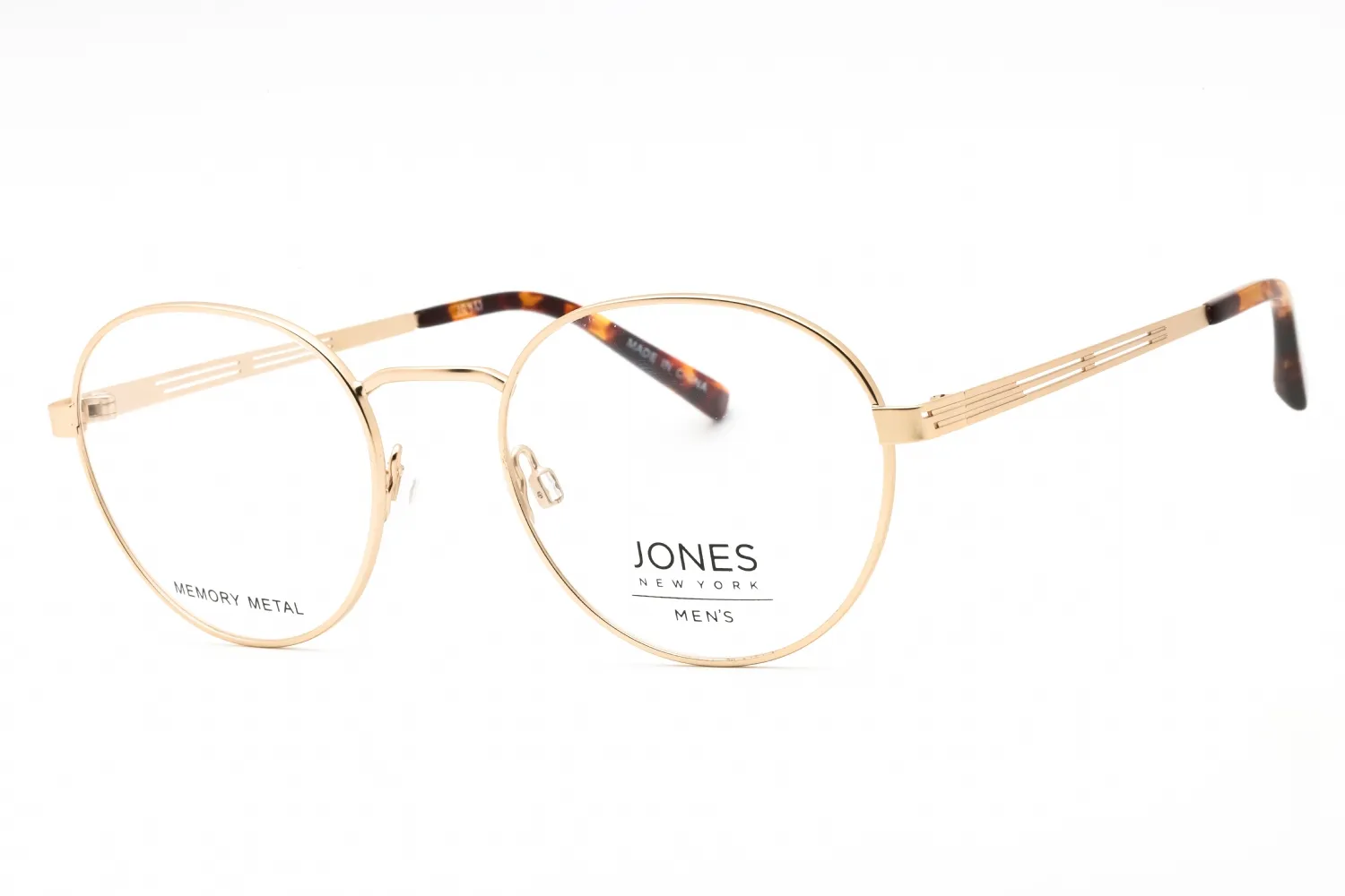 Jones New York VJOM377 0GOL Eyeglasses Gold 51mm Men