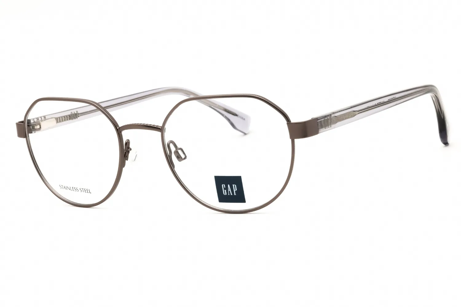 GAP VGP030 0GUN Eyeglasses Shiny Gun 49mm Men