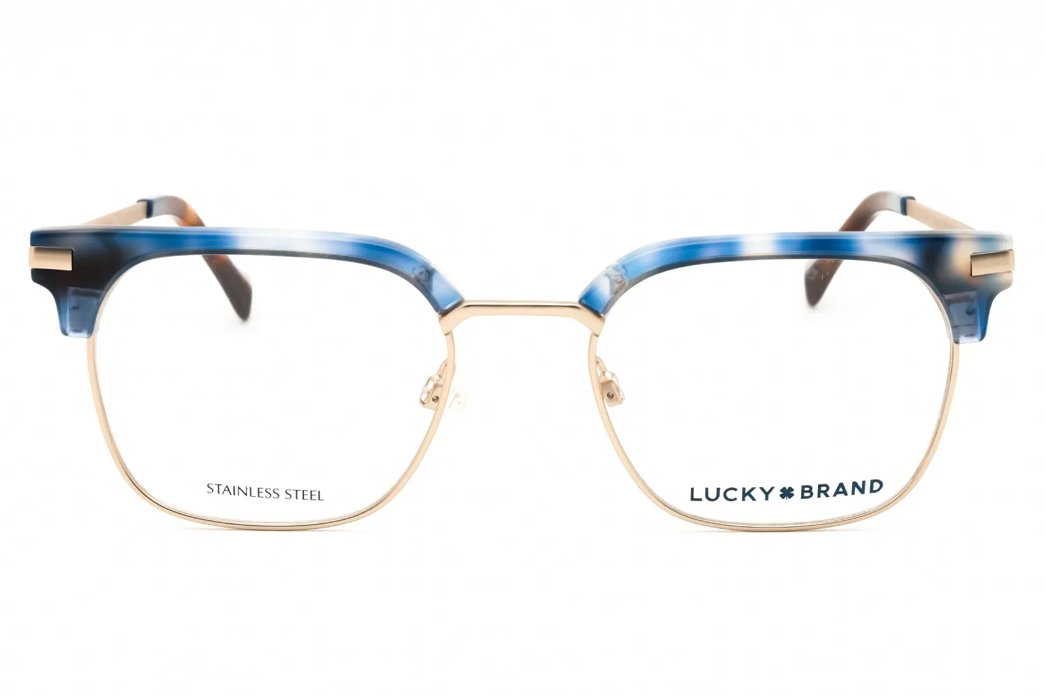 Lucky Brand VLBD322 583C Eyeglasses Blue Gold 51mm Unisex 2