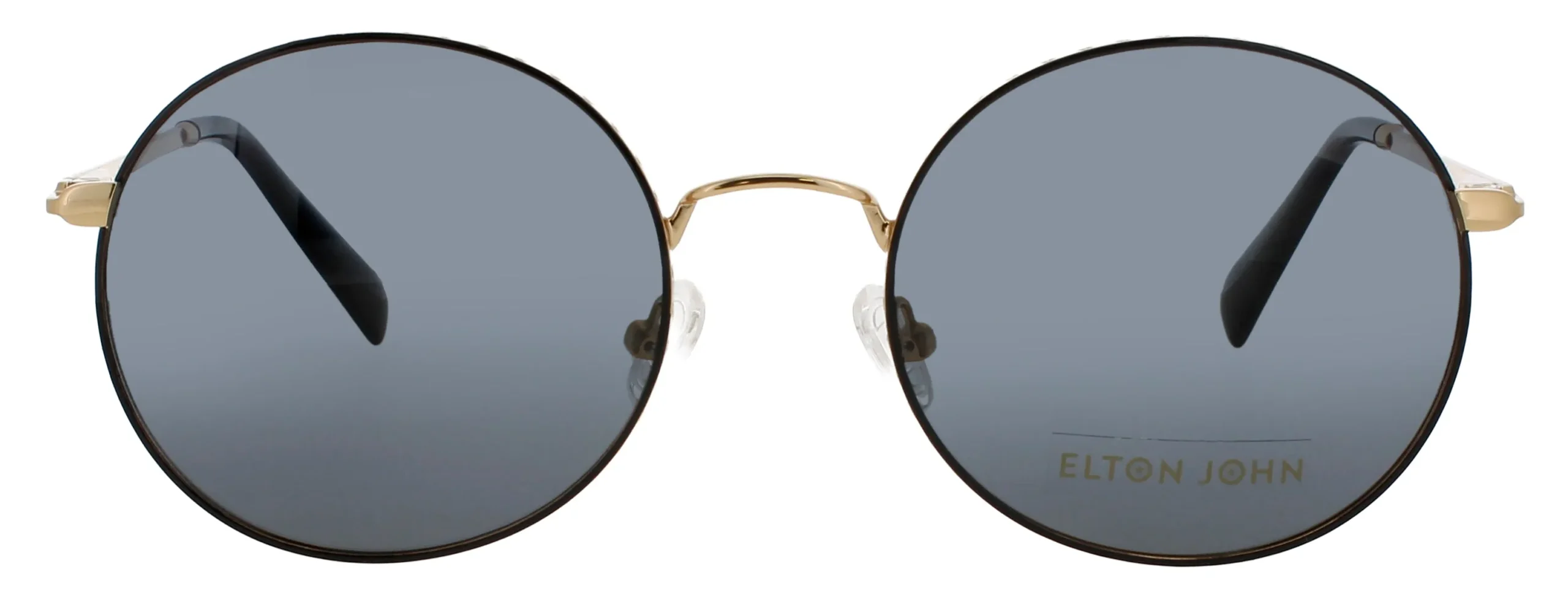 Elton John MALIBU SGDBK Sunglasses Shiny Gold 54mm Unisex 2