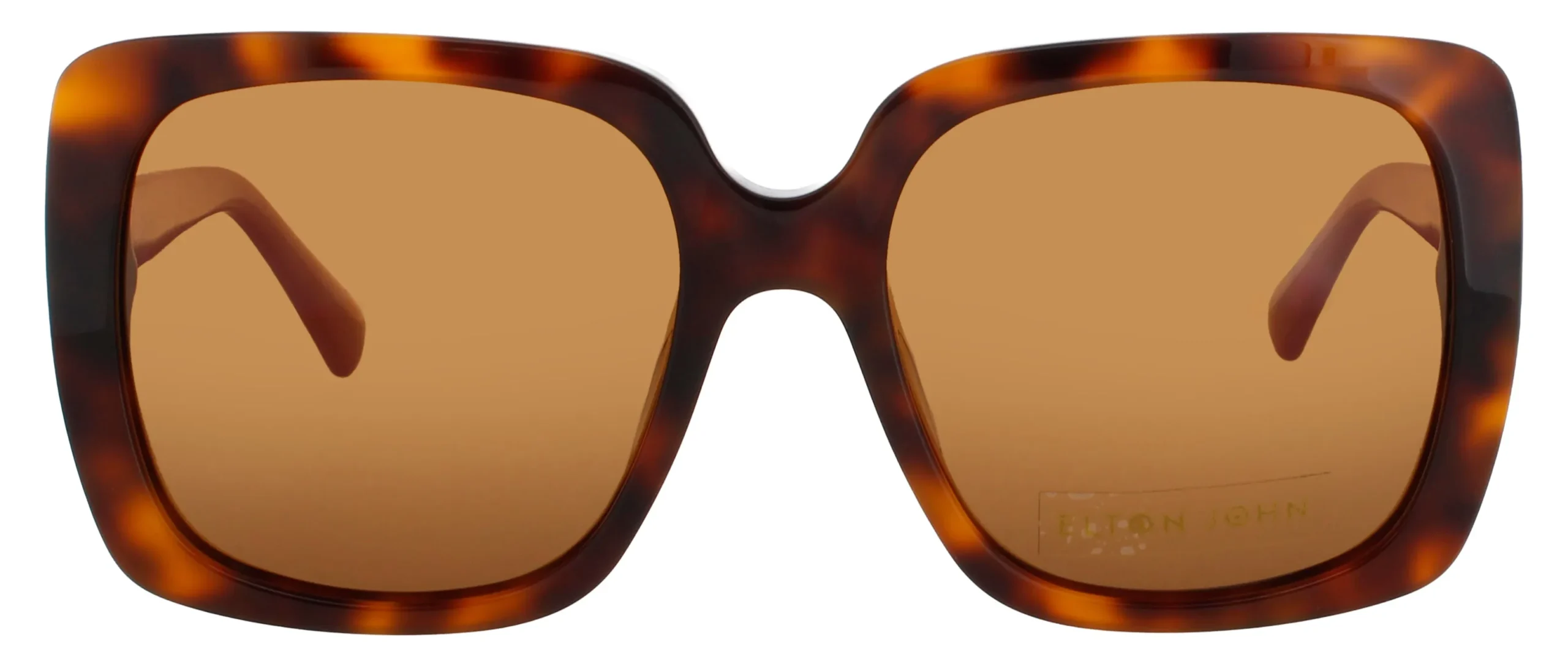 Elton John SUPERSTAR RTORT Sunglasses Tortoise Orange 55mm Women 2