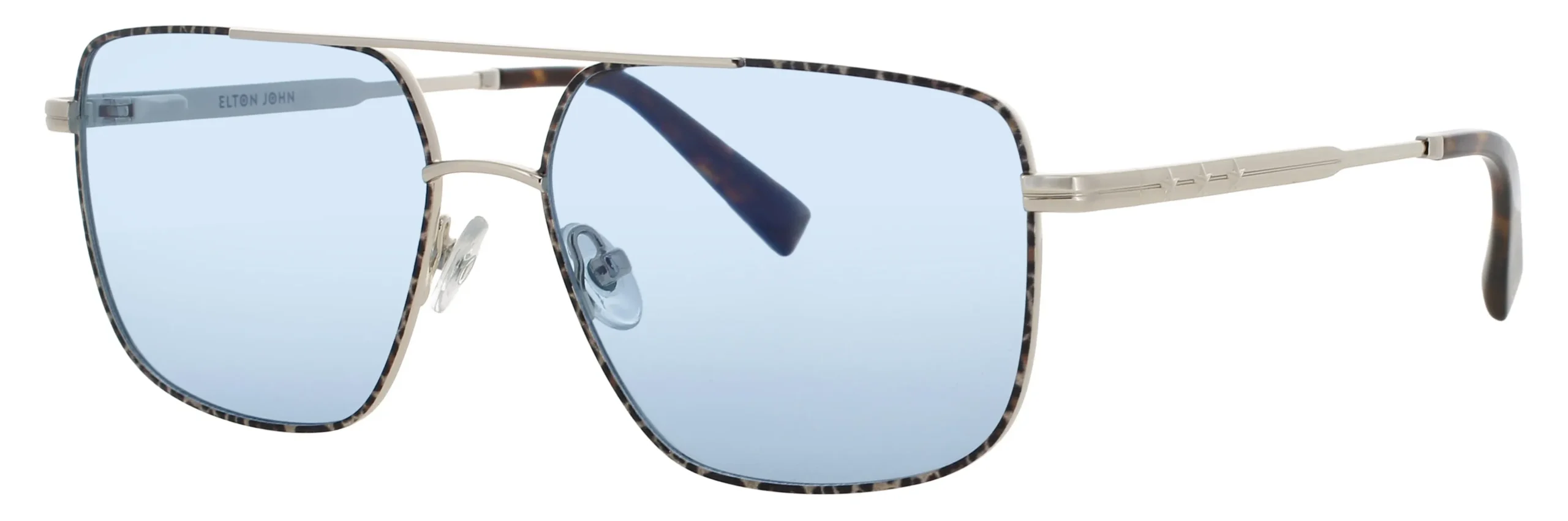 Elton John KING VGLPD Sunglasses Vegas Leopard 55mm Unisex