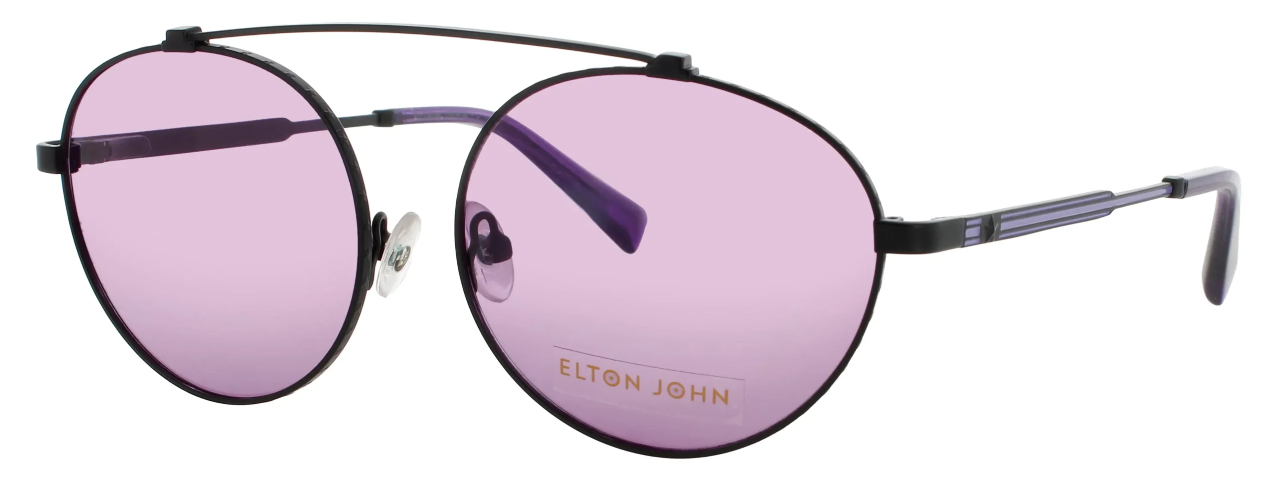 Elton John DREAMER MTB Sunglasses Matte Black 54mm Women