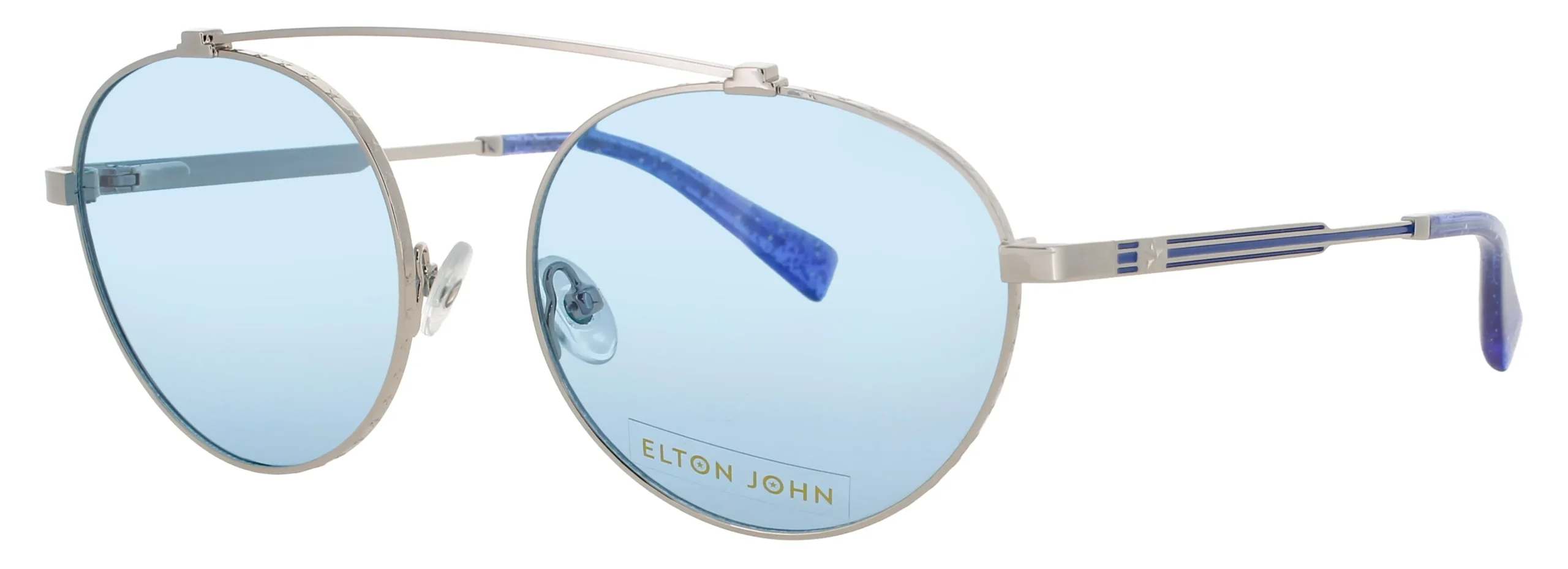 Elton John DREAMER SLV Sunglasses Silver 54mm Women
