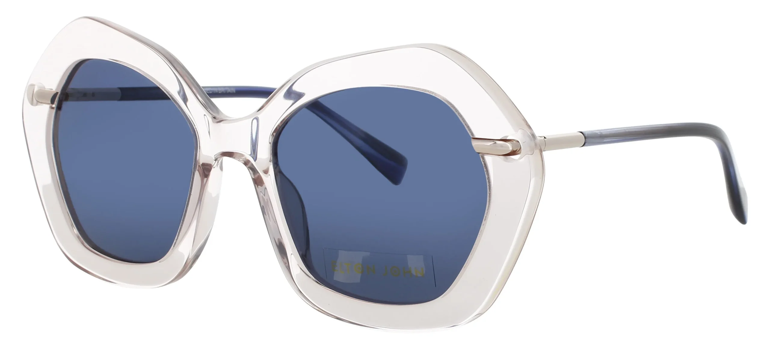 Elton John A-LIST CHBLH Sunglasses Champagne Blush 55mm Women