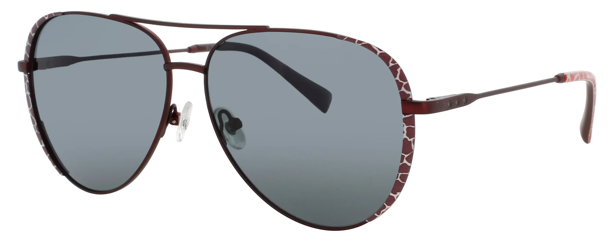 Elton John ANIMAL INSTINT BURNA Sunglasses Burgundy 59mm Women