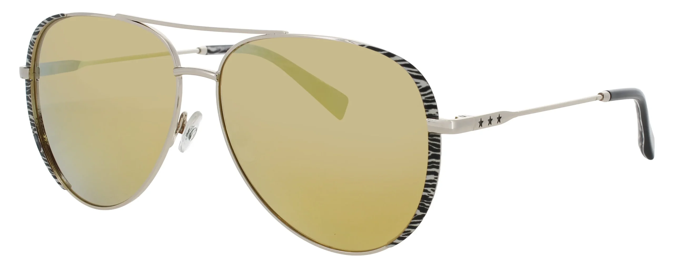 Elton John ANIMAL INSTINT GLDBK Sunglasses Pale Gold 59mm Women