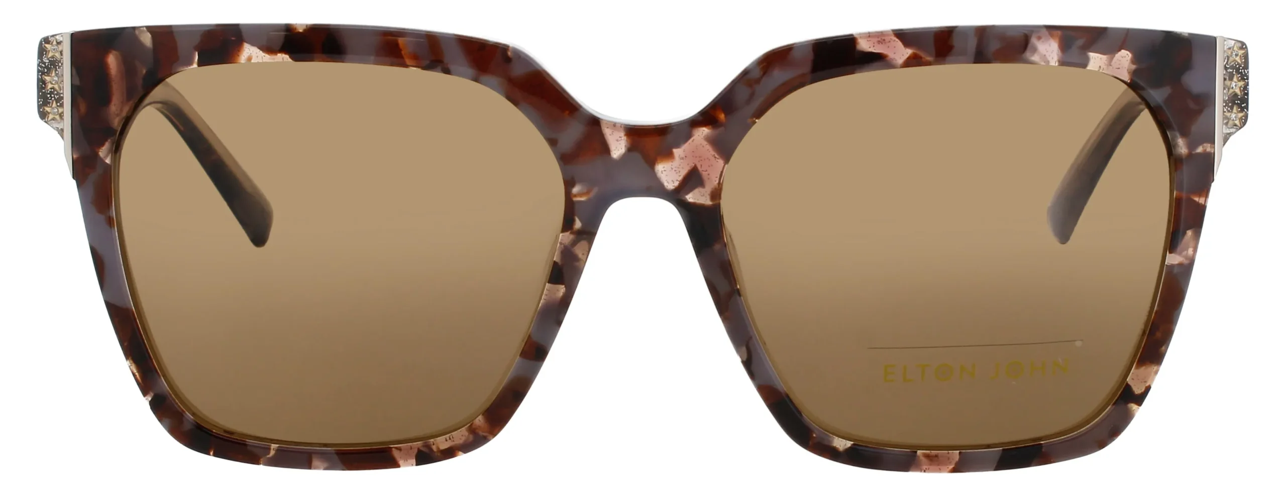 Elton John FLASHBULB DKTRT Sunglasses Dark Tortoise 58mm Women 2