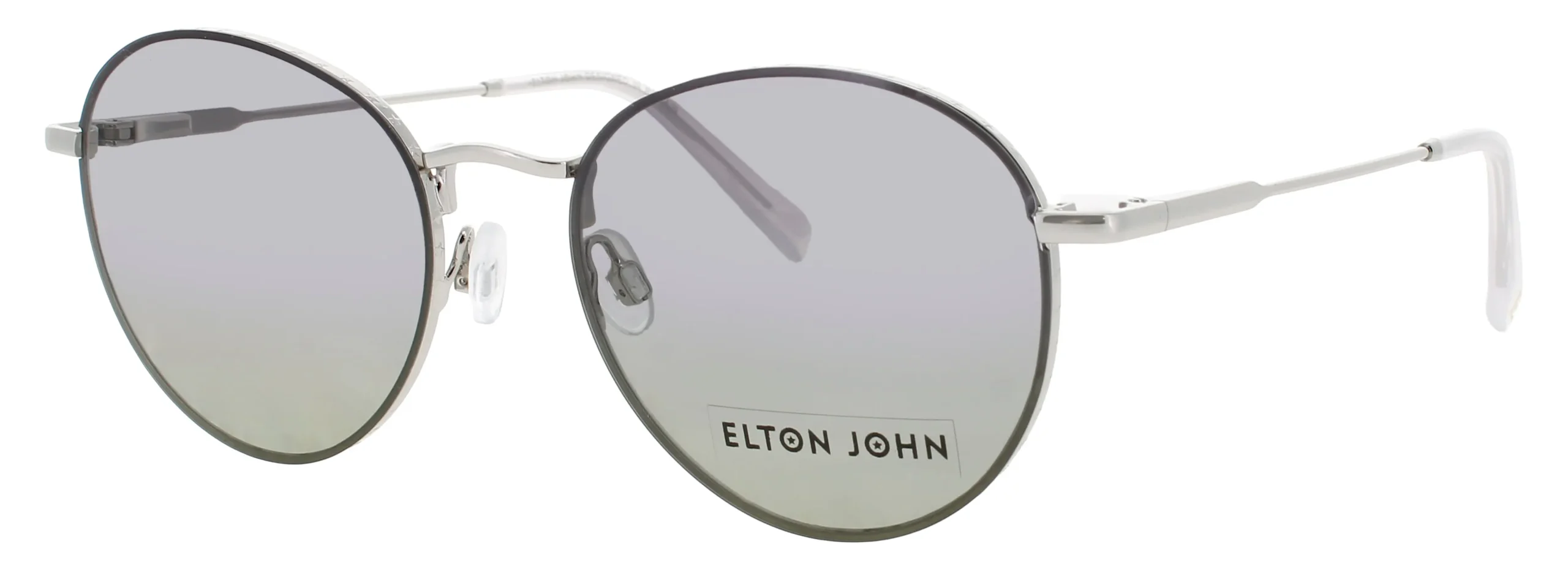 Elton John GALAXY SILBL Sunglasses Silver Bullet 53mm Unisex