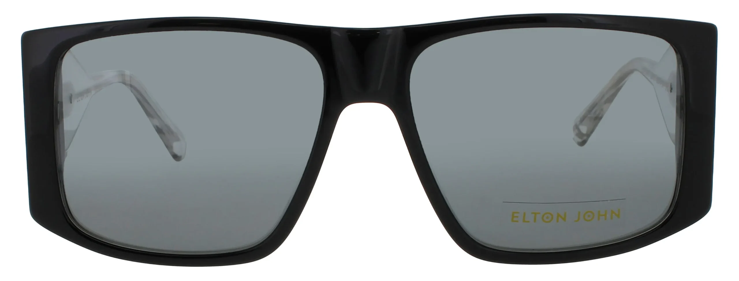 Elton John LUCKYSTAR 2 BLKFD Sunglasses Black Fade 58mm Women 2
