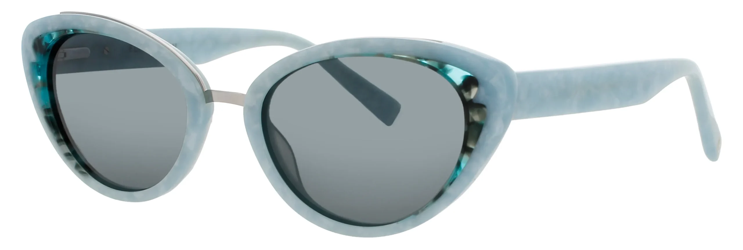 Elton John MATINEE BLUTR Sunglasses Blue Stone 54mm Women
