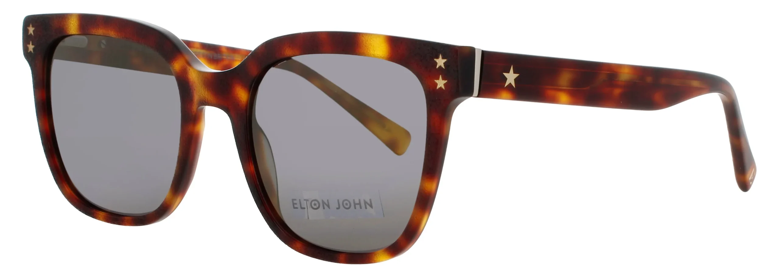 Elton John OVERTURE TRTMT Sunglasses Matte Tortoise 50mm Women