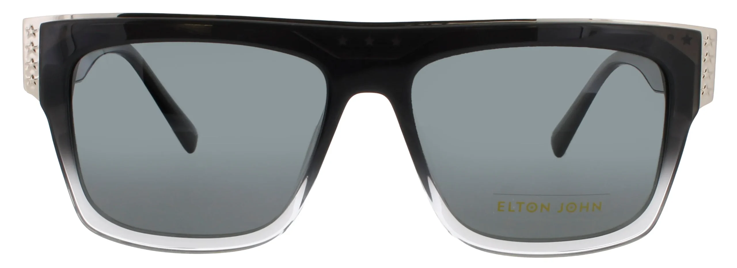 Elton John PAPARAZZI 2 BLKFD Sunglasses Black Fade 57mm Unisex 2