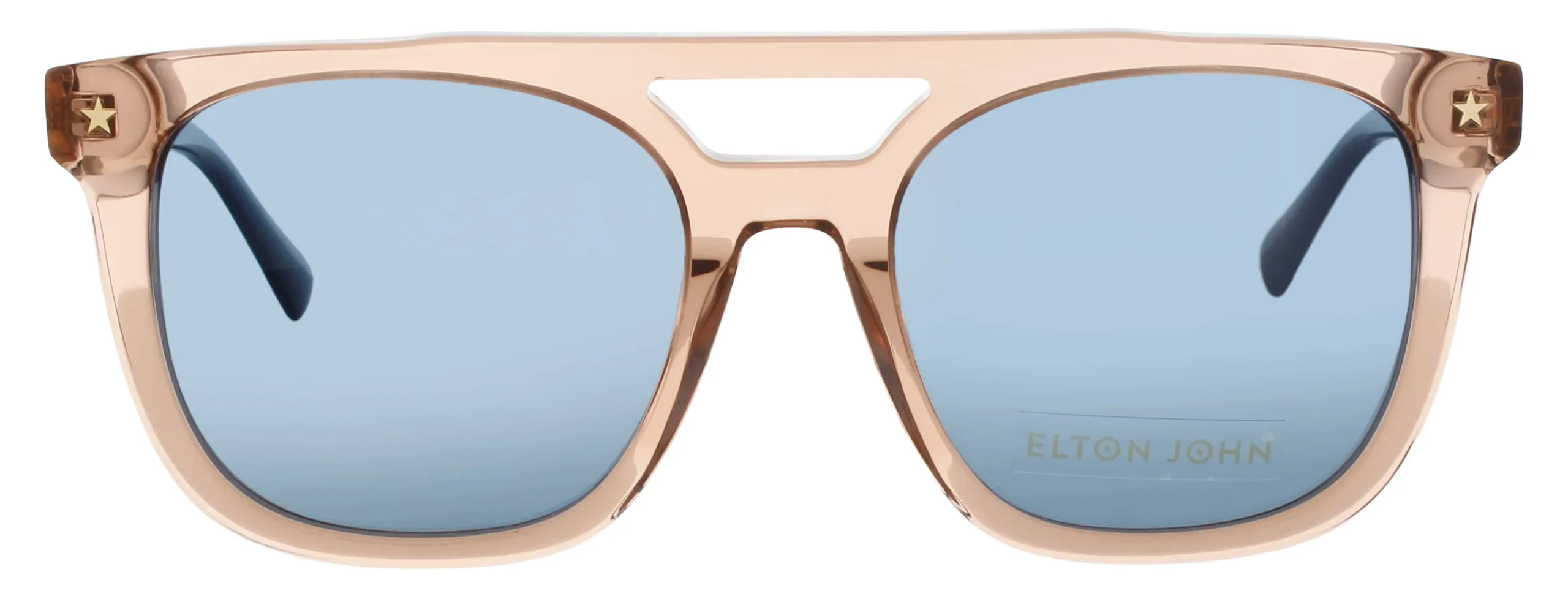 Elton John HIFI THNCY Sunglasses Crystal Tan 53mm Unisex 2