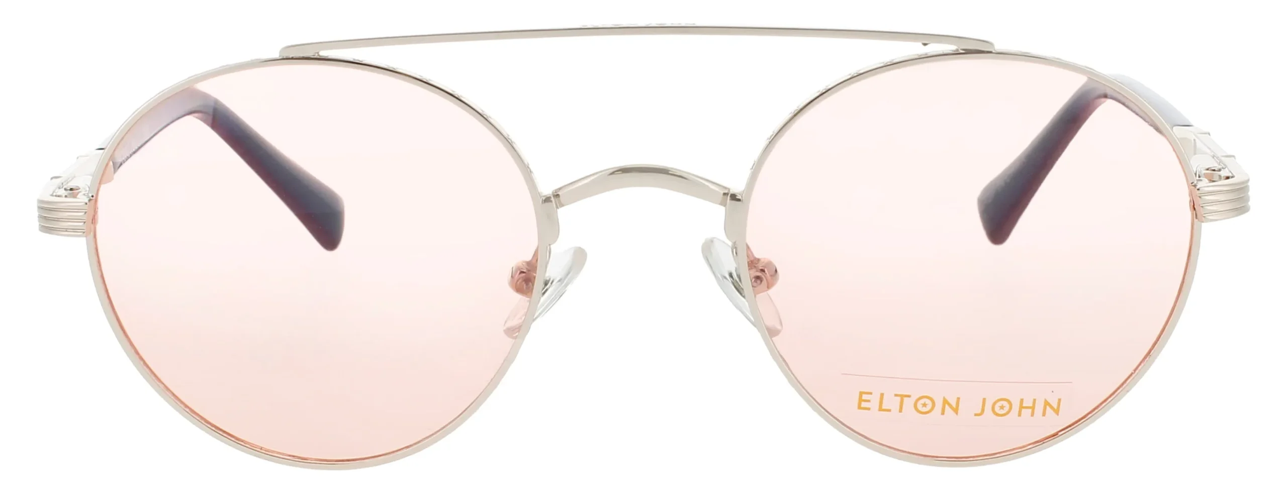 Elton John HONKYTONK GLDDC Sunglasses Gold 49mm Unisex 2