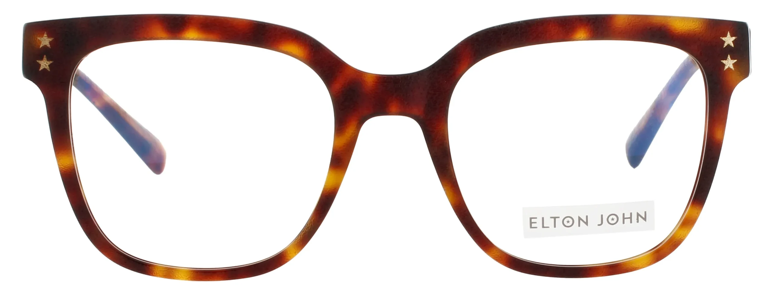 Elton John OVERTURE TRTMT Sunglasses Matte Tortoise 50mm Women 2