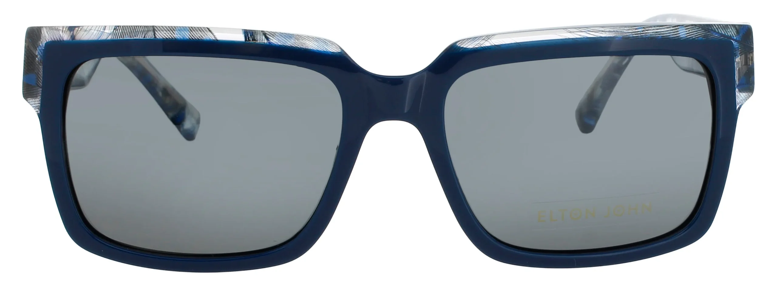 Elton John HONKYCAT NVYTR Sunglasses Navy Feather 54mm Women 2