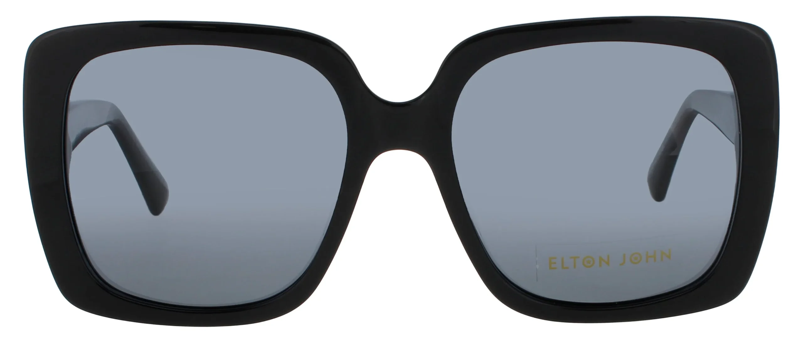 Elton John SUPERSTAR 5 BLK Sunglasses Black 55mm Women 2