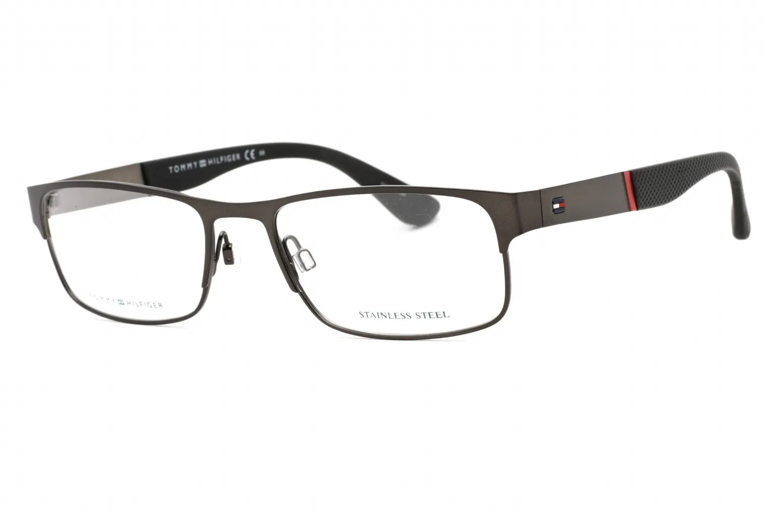 Tommy Hilfiger Th 1523 0R80 00 Eyeglasses Semi Matte Dark Ruthenium 54mm Men