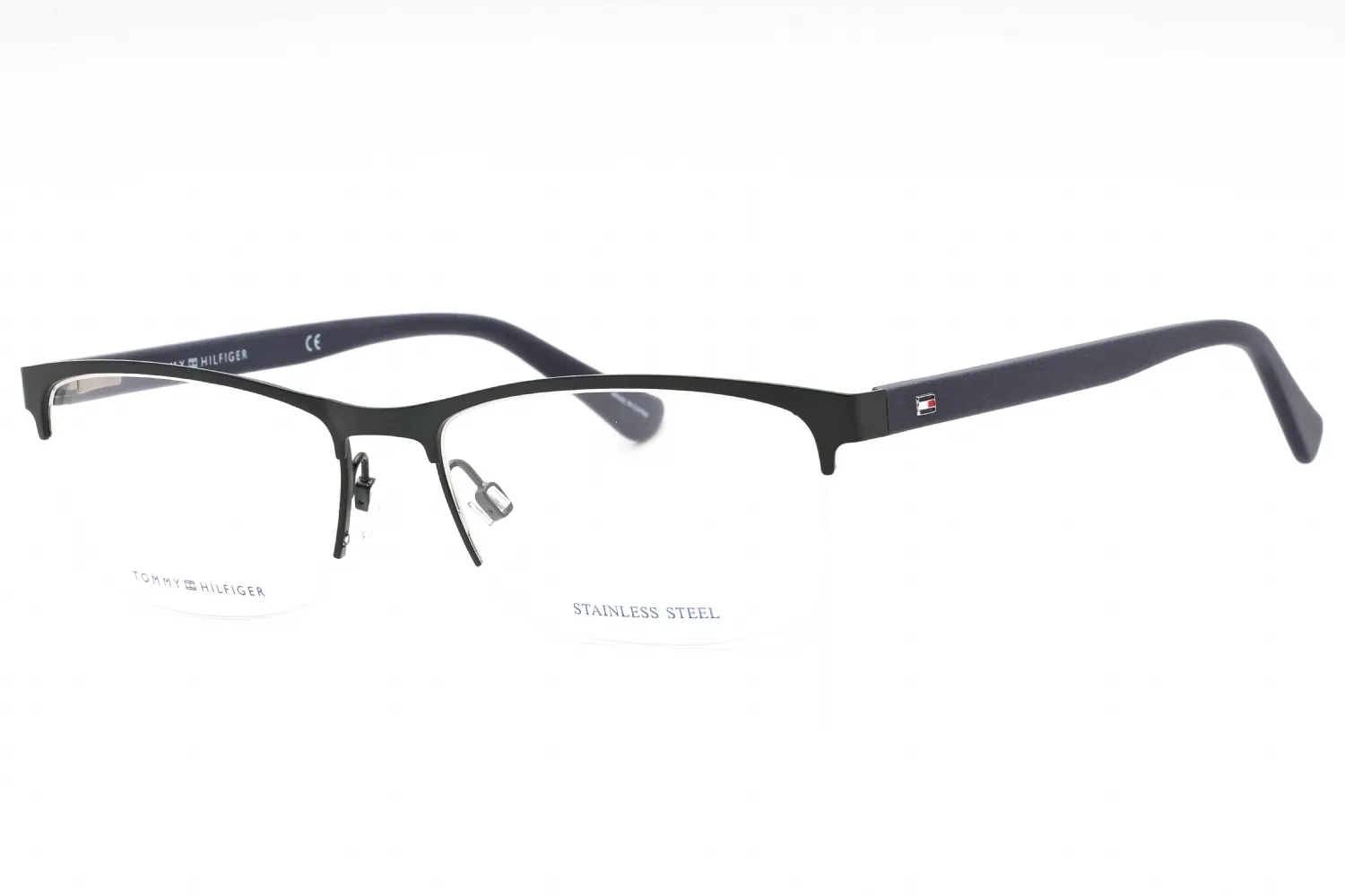Tommy Hilfiger Th 1528 0PJP 00 Eyeglasses Blue 56mm Men