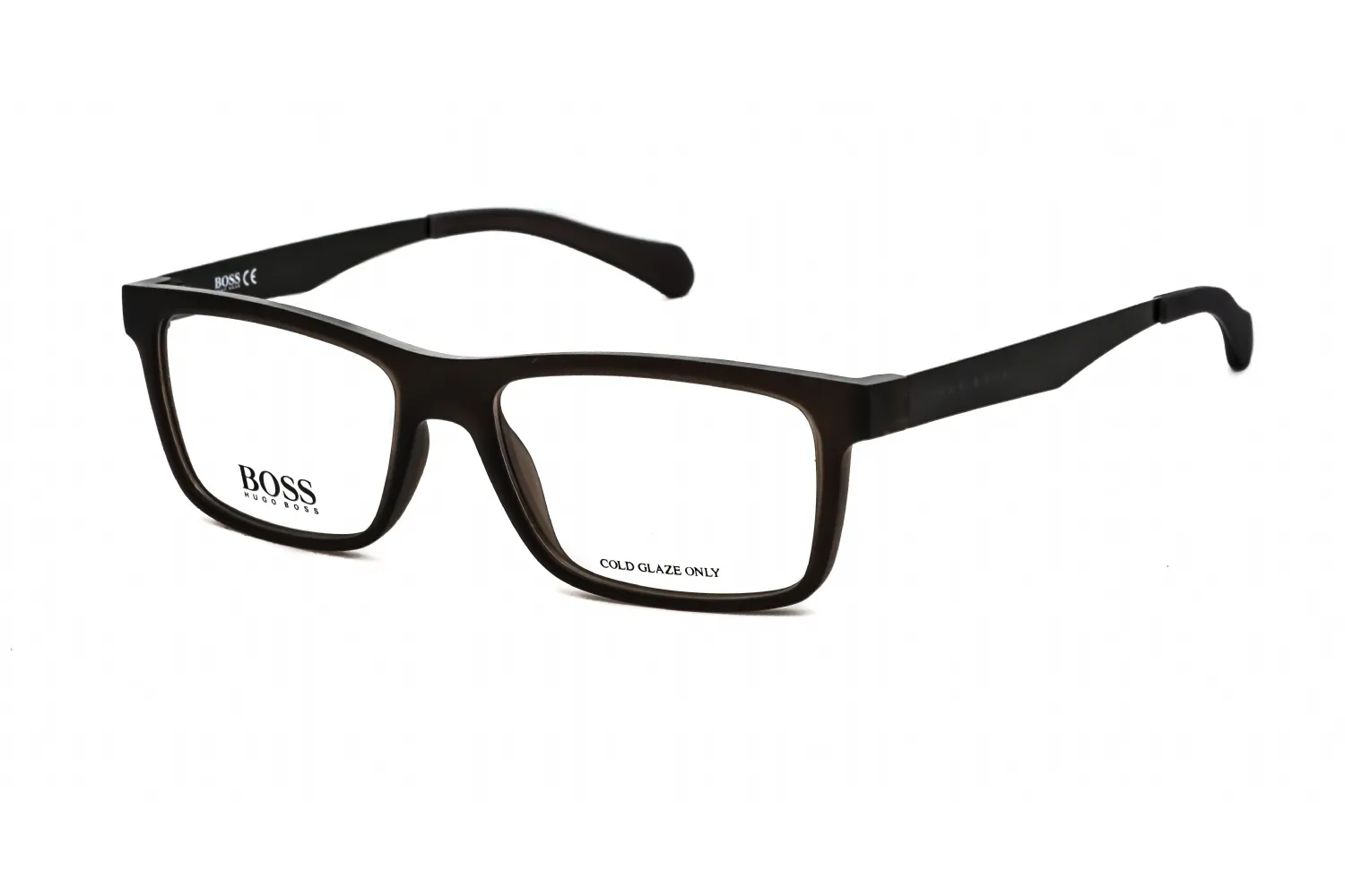 HUGO BOSS 0870 005A 00 Eyeglasses Matte Brown Gray 54mm Men
